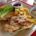 Reef Burger of red snapper